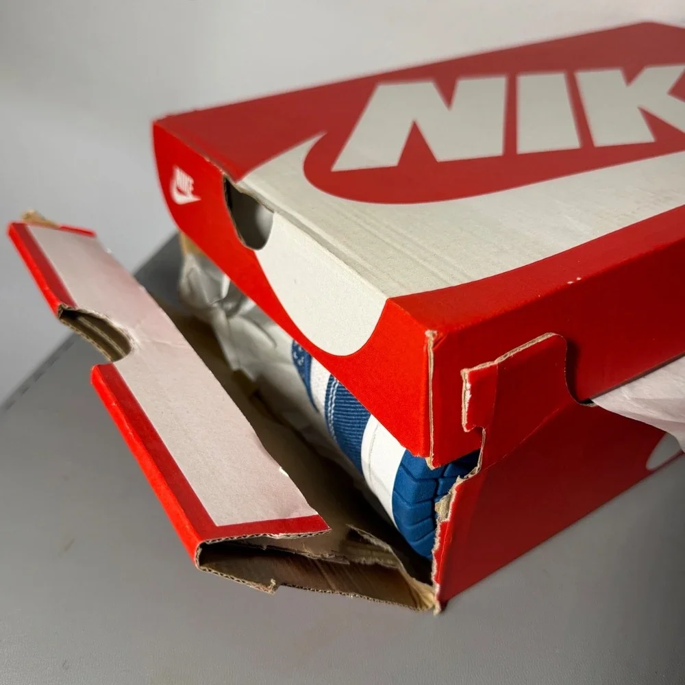 Nike Dunk Low Industrial Blue Sashiko Retro SE Summit White Mens 9 **NEW**‎